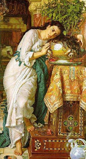 William Holman Hunt Isabella and the Pot of Basil oil painting picture